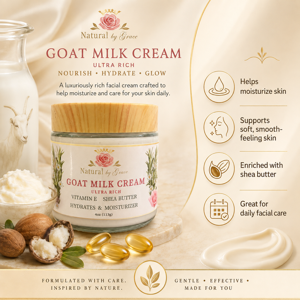 NATURAL BY  GRACE CREMA DE LECHE DE CABRA