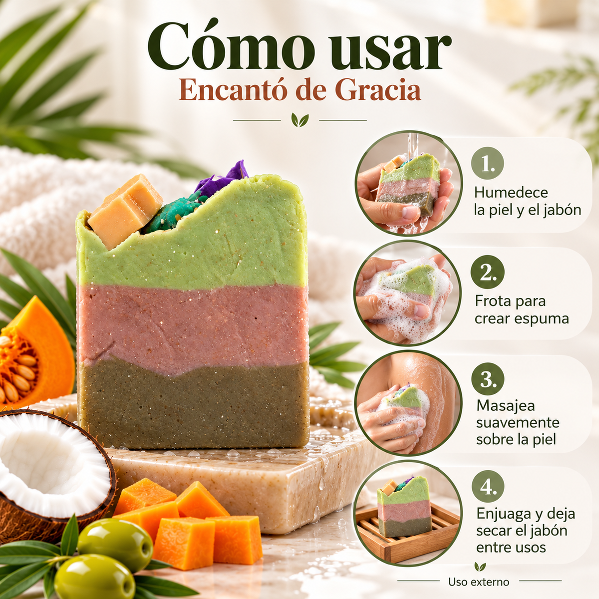 NATURA BY GRACE JABON ENCATO DE GRACIA PRE-VENTA & DISPONIBLE OCT-15