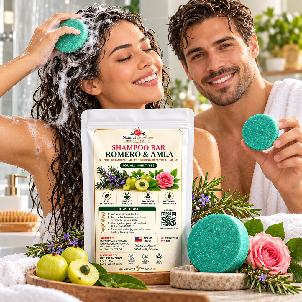 NATURA BY GRACE ROMERO CON AMLA SHAMPOO 100G