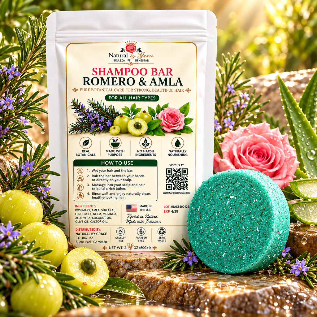 NATURA BY GRACE ROMERO CON AMLA SHAMPOO 100G