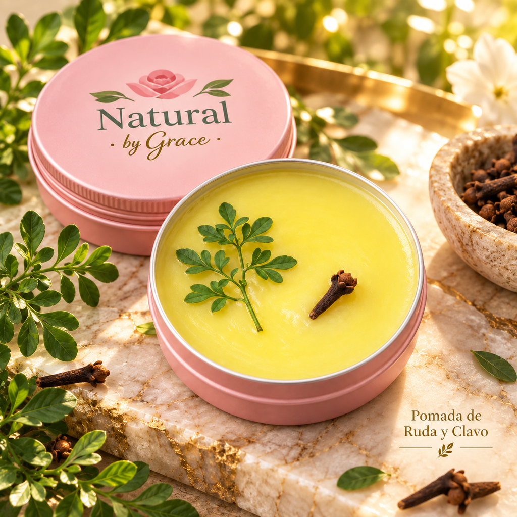 NATURA BY GRACE POMADA PARA CUERPO  RUDA Y CLAVO