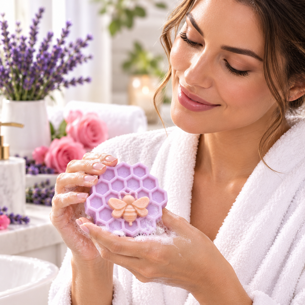 NATURA BY GRACE JABONES LAVANDA Y ROSAS