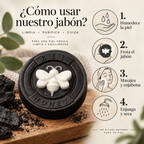 NATURA BY GRACE JABONES CARBON ACTIVADO