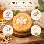 NATURA BY GRACE JABONES AVENA & MIEL