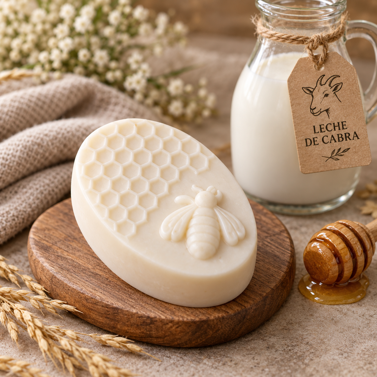 NATURA BY GRACE JABONES  DE LECHE DE CABRA