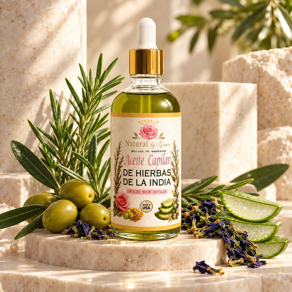 NATURA BY GRACE ACEITE DE LAS INDIAS PARA CABELLO