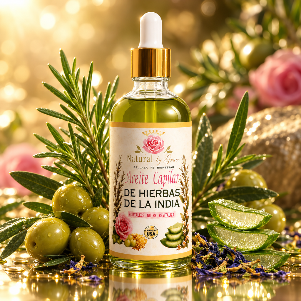 NATURA BY GRACE ACEITE DE LAS INDIAS PARA CABELLO