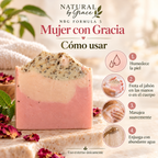 NATURA BY GRACE JABON MUJER CON GRACIA PRE-VENTA & DISPONIBLE OCT-15