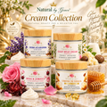 NATURAL BY  GRACE  COMBO DE 4 CREMAS FACIALES Y CORPORAL 4OZ /CU