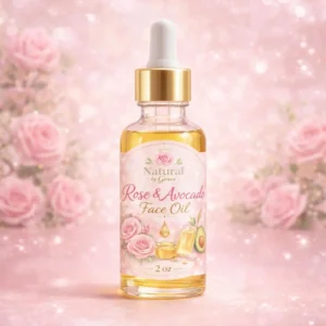 Aceite para rostro de Rosa y aguacate