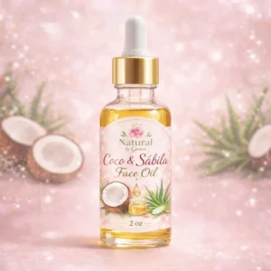 Aceite para rostro de Coco y Sábila